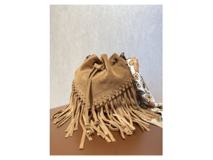 BOLSO ANTE FLECOS CAMEL 1 2